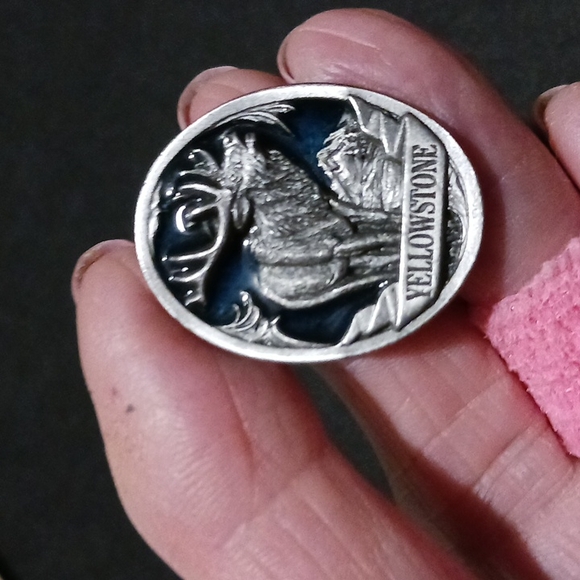 COPY - Tac Pin Men's Pewter  Moose - Picture 4 of 4